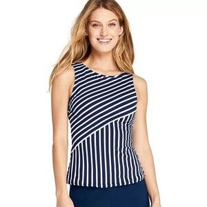 Lands End High Neck Tankini